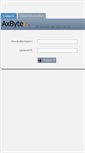 Mobile Screenshot of admin.axbyte.com