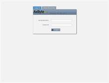 Tablet Screenshot of admin.axbyte.com